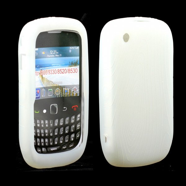 Wholesale BlackBerry Curve 8520 8530 9300 9330 Silicone Soft Case (White)